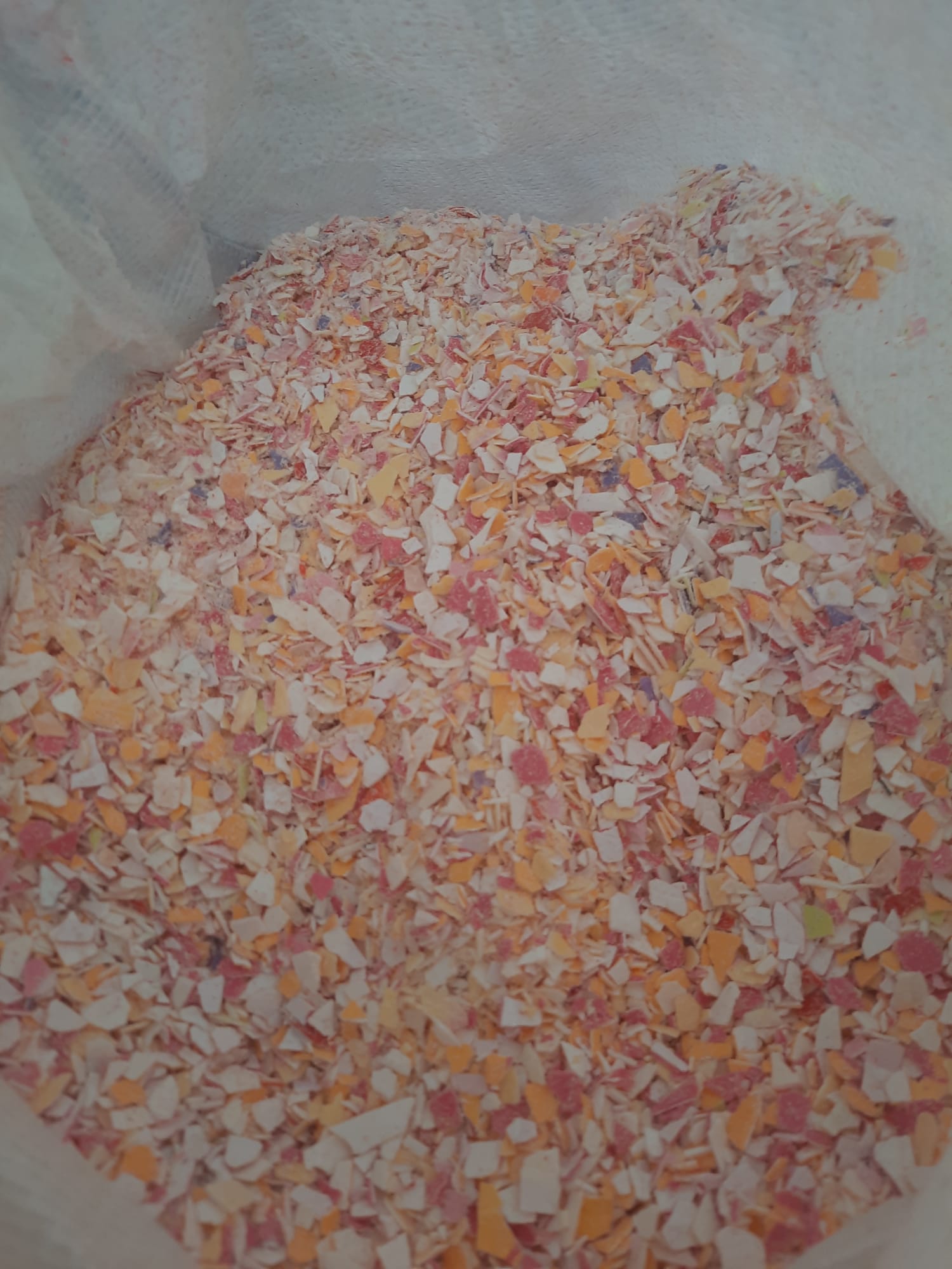 PS reciclado molido multicolor (poliestireno triturado) para compra y venta