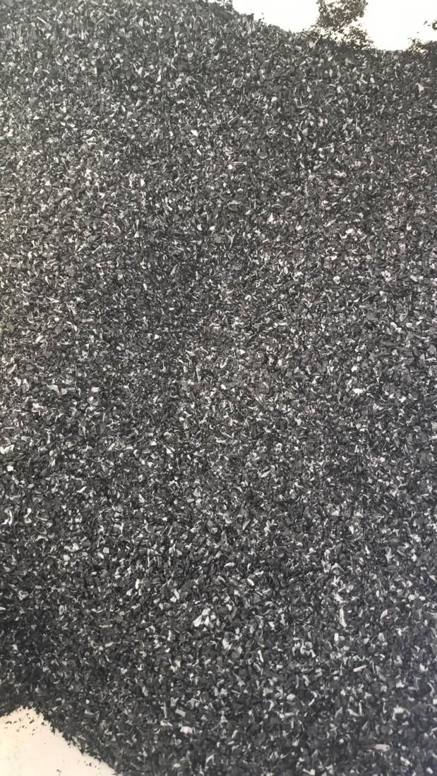 Garrafa HDPE postindustrial triturada