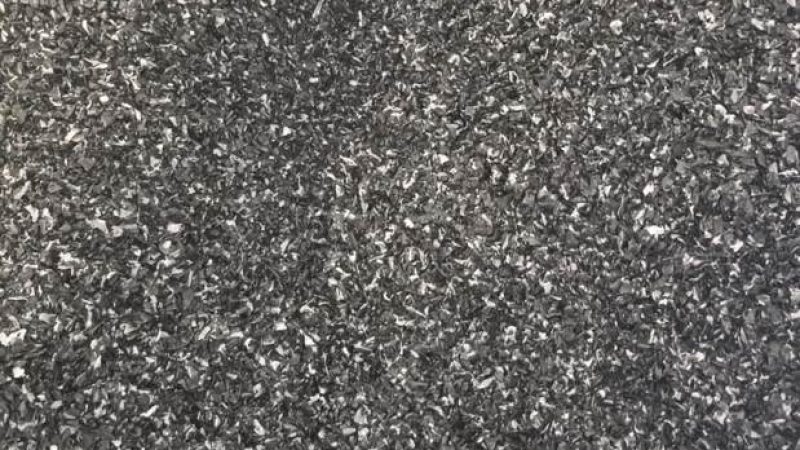 Garrafa HDPE postindustrial triturada